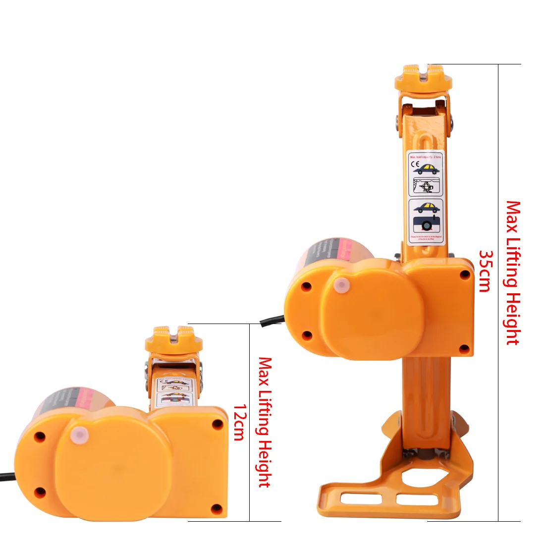 Внедорожный Быстрый портативный подъемник Электрический автомобильный домкрат комплект 12 В Электрический автомобильный домкрат с электрическим гаечным ключом и ножничным домкратом