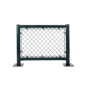 Good Quality Highway Fence Mesh Cyclone Wire Mesh Chain Link Fence Low Carbon Steel Wire Fence
