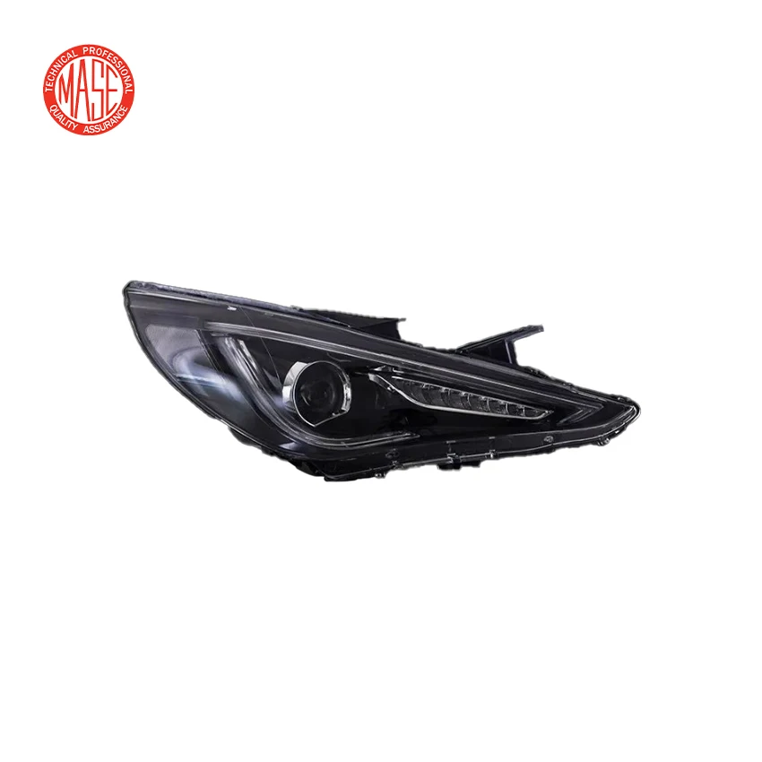 CZJF Plug and Play Q5 Hella 5 Lens Wiping Turn Indicator DRL ACC Module LED Headlamp for Hyundai Sonata 2011 2012 2013 2014 2015