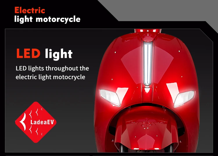 2025 Classic Electric Motorcycle 1100w/1300w 65km/h Speed 70km Range Electric Moped Scooter/electric Motorcycle for Adult