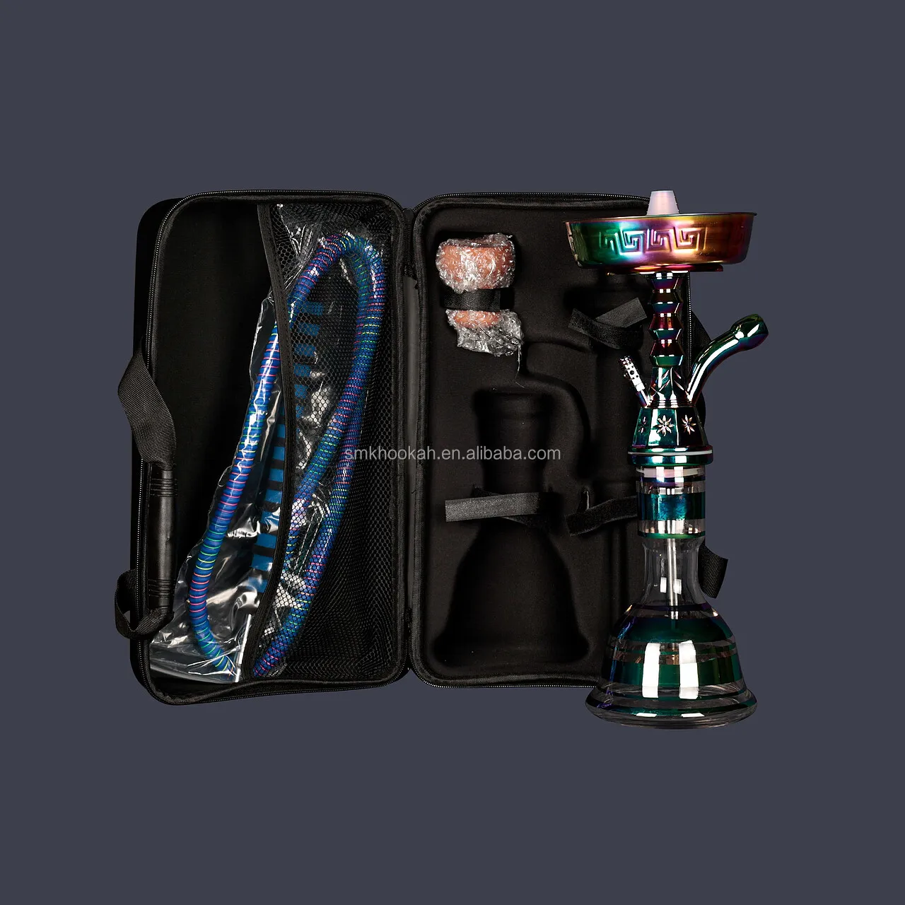 Customization Glass Shisha Arabian Hookah With Two Holes Hot Selling ...