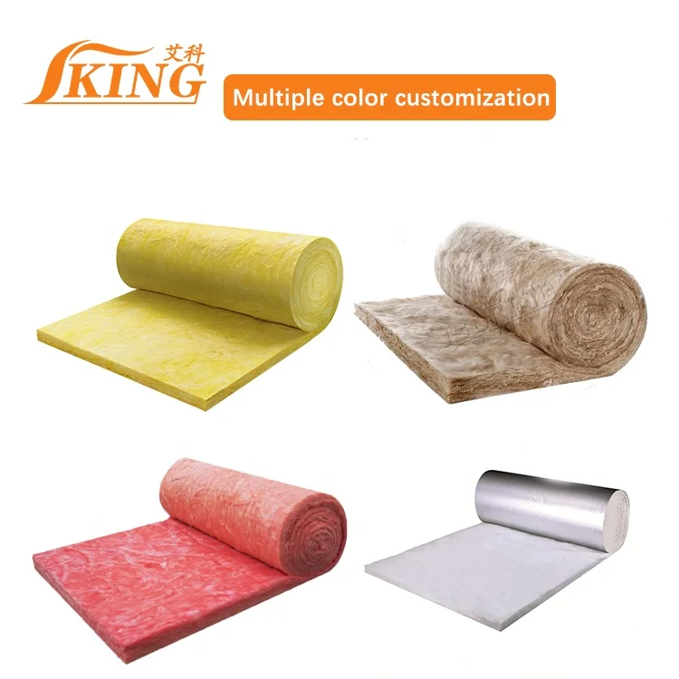 China IKING Soundproof and Heat Insulation Glass Wool Price for Roofing Insulation
