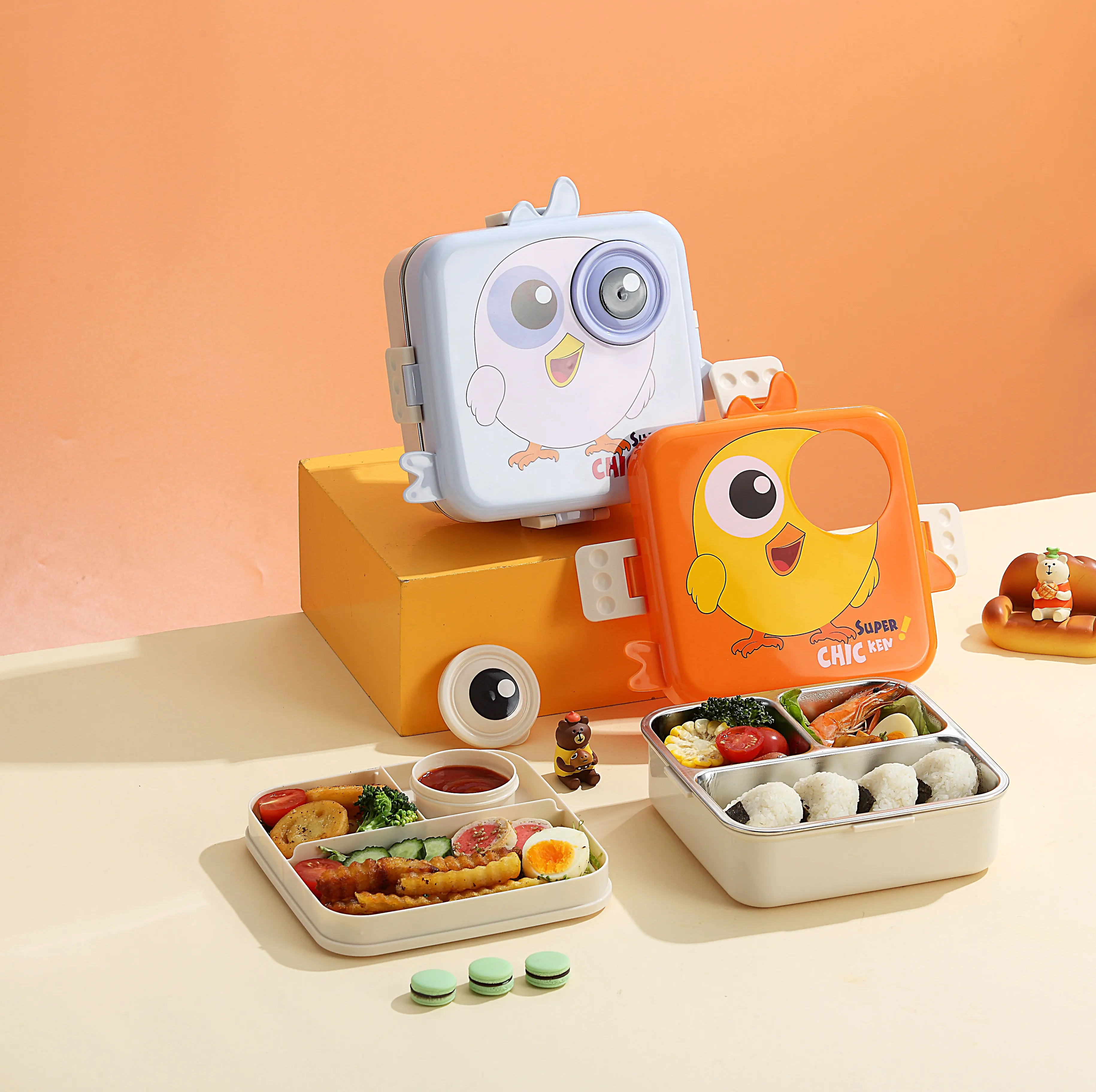 Chic Bento Lunch Box for Kids