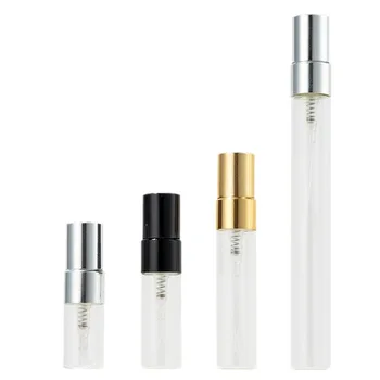 Portable Mini 5ml 10ml Glass Plastic Travel Perfume Bottle Atomizer Cosmetic Use Directly Filled Refillable Bottle Personal Care