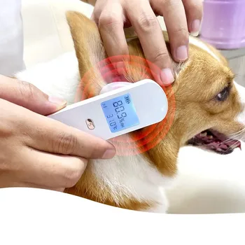 Electric Warm Air Red Light Therapy Ear Canal Infection Water Drying Pet Ear Dryer with LED Screen