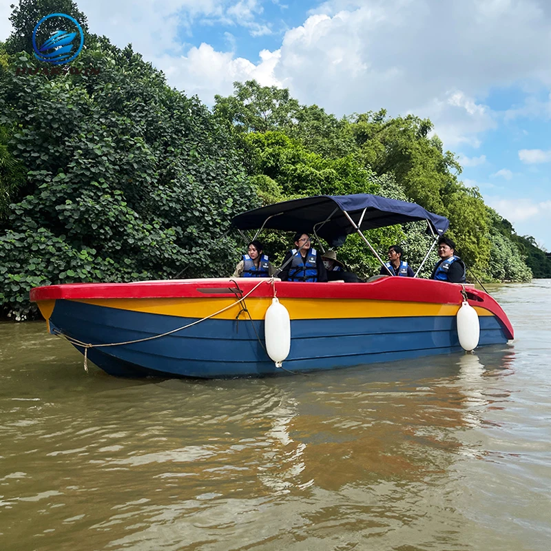 Professional Custom-Color HDPE 6M Rescue Boat Customized for Wild Fishing & Emergency Rotomolded Rowing Boat