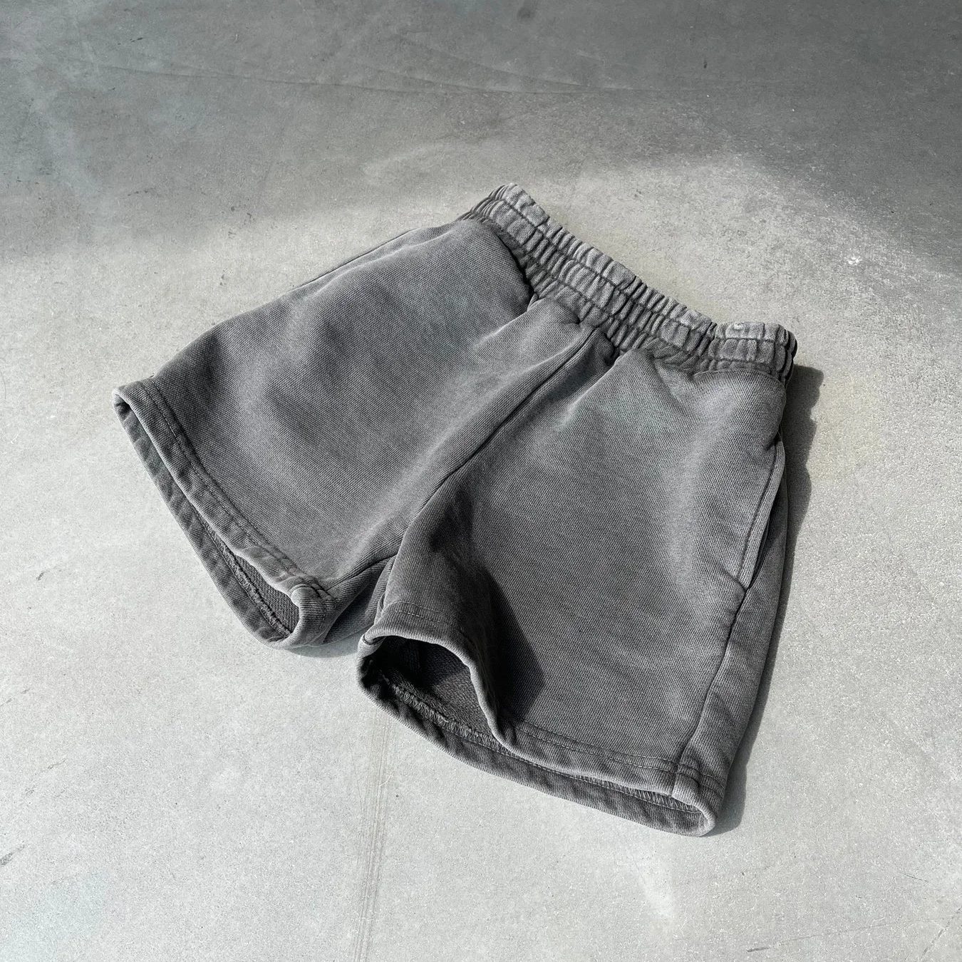 Vintage Streetwear Acid Washed Color Summer T Shirt And Short Sets