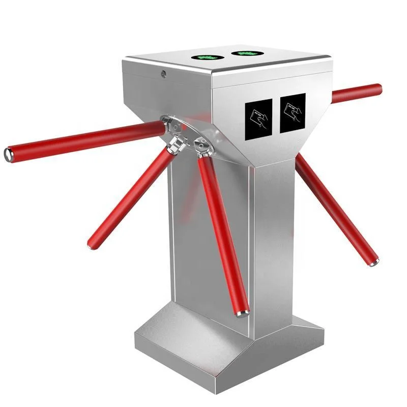 Double Movement Access Control System Turnstile Tripod Barrier Gate Coin Operated Turnstiles for Public Toilets