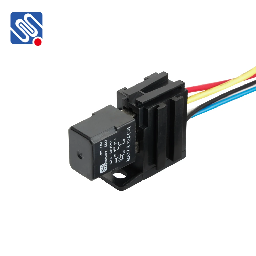 Meishuo MAA2 30A Auto Accessory Power Compatible with Ranger Relays 4/5 Wires Automotive Relay Socket Condition New