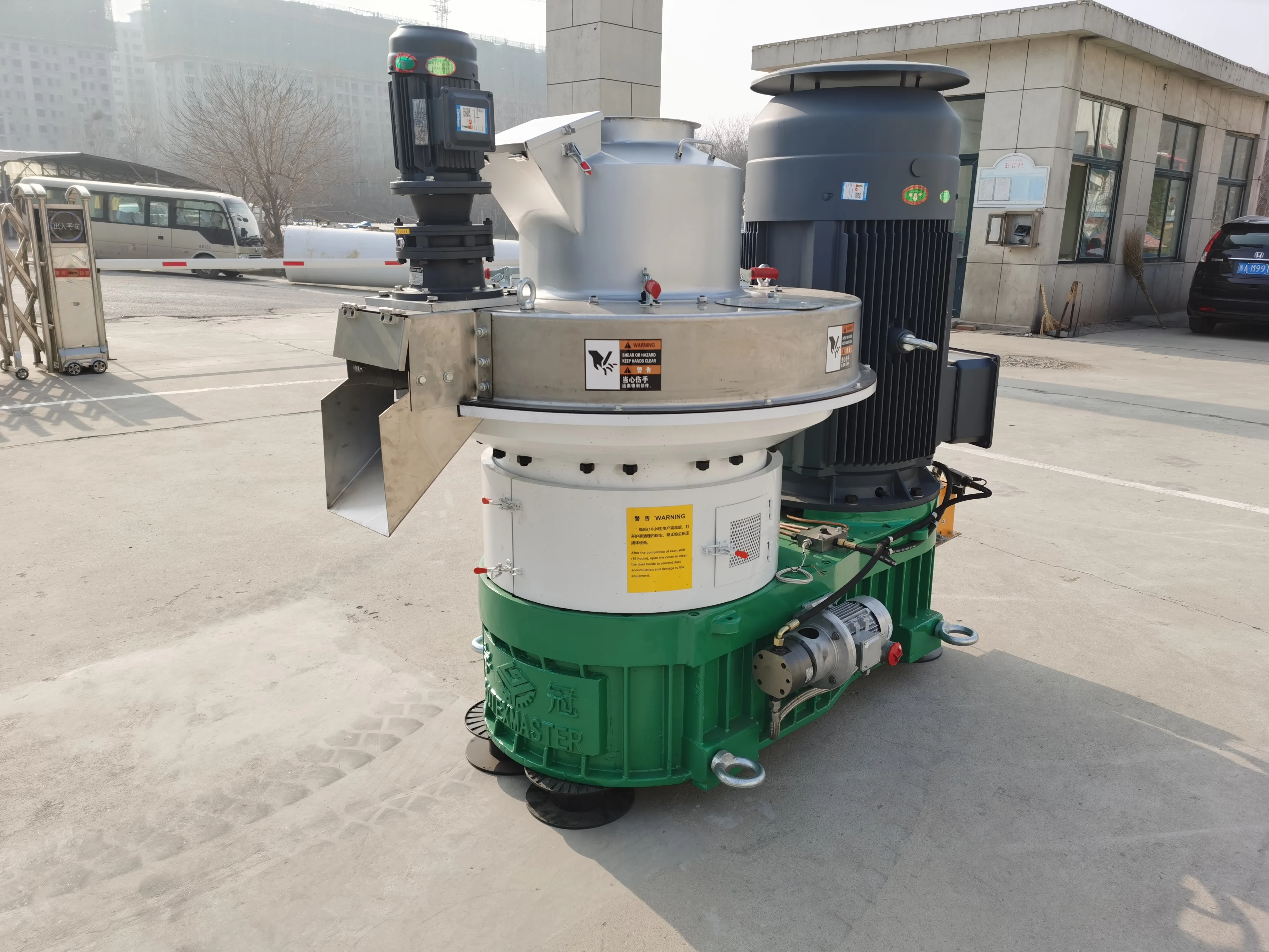 Rotexmaster工業用大容量木質ペレットマシン垂直リングダイペレット