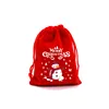 Sd04-8-grand velours rouge-912cm-peut contenir 6 bonbons