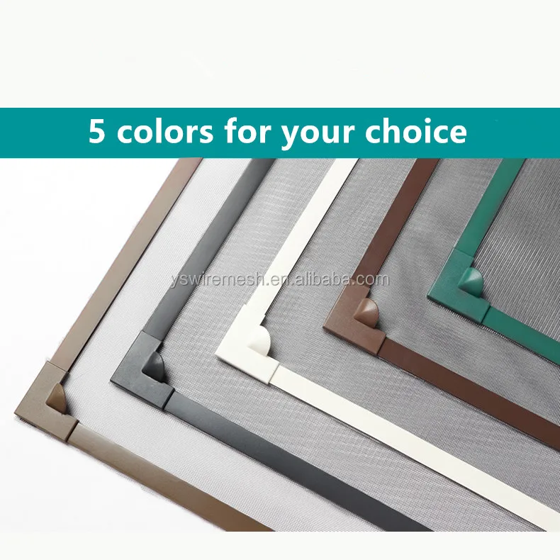 Reusble Magnetic DIY Fly Screen Mesh for Window and Door