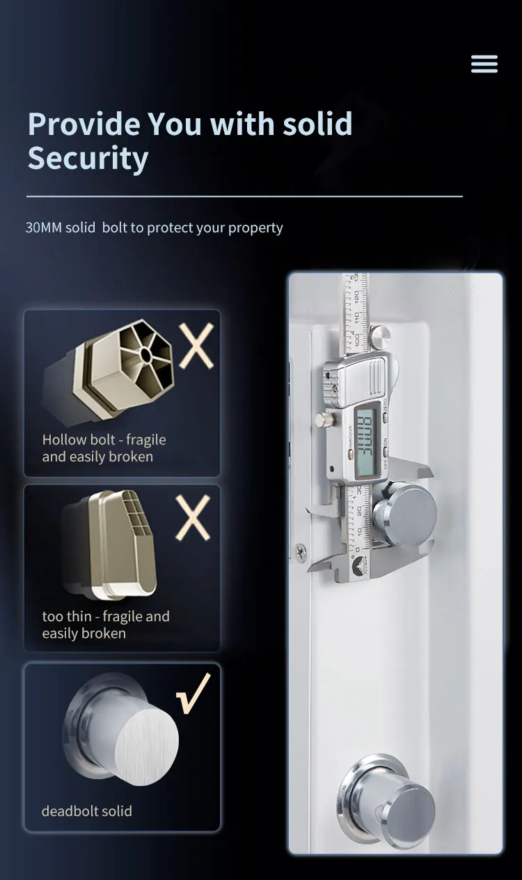 CEQSAFE Electronic Wall Anti-theft Deposit 4 Wheels Combination Lock Fireproof Safe Box for Money manufacture