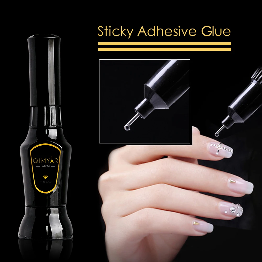 12ml Points Glue on Nail Stone Charms Crystal Rhinestone Gel Adhesive Glue for Nails