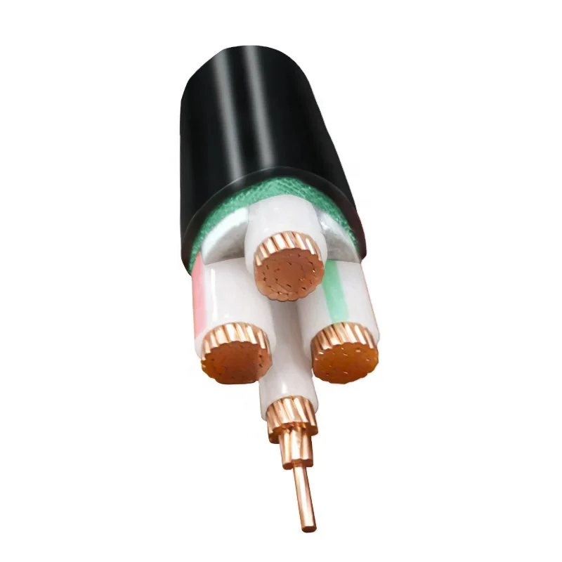 Vente directe d'usine 4 câble d'alimentation basse tension à noyau de cuivre xple ligne aérienne pvc isolé caoutchouc gainé utilisé pour la construction