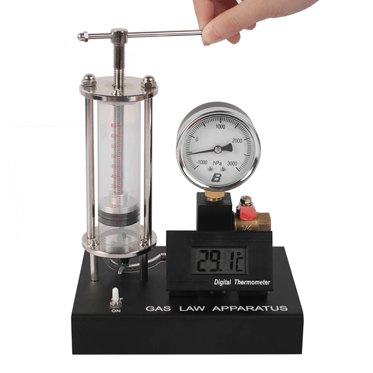 Boyle's Gas Law Device Kit Appa Student Materials Science Lab Equipment With Temperature