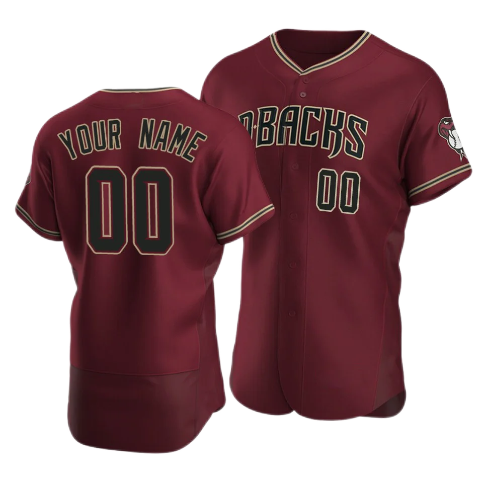 Arizona Diamondbacks Customizable Pro Style Baseball Jersey – Best