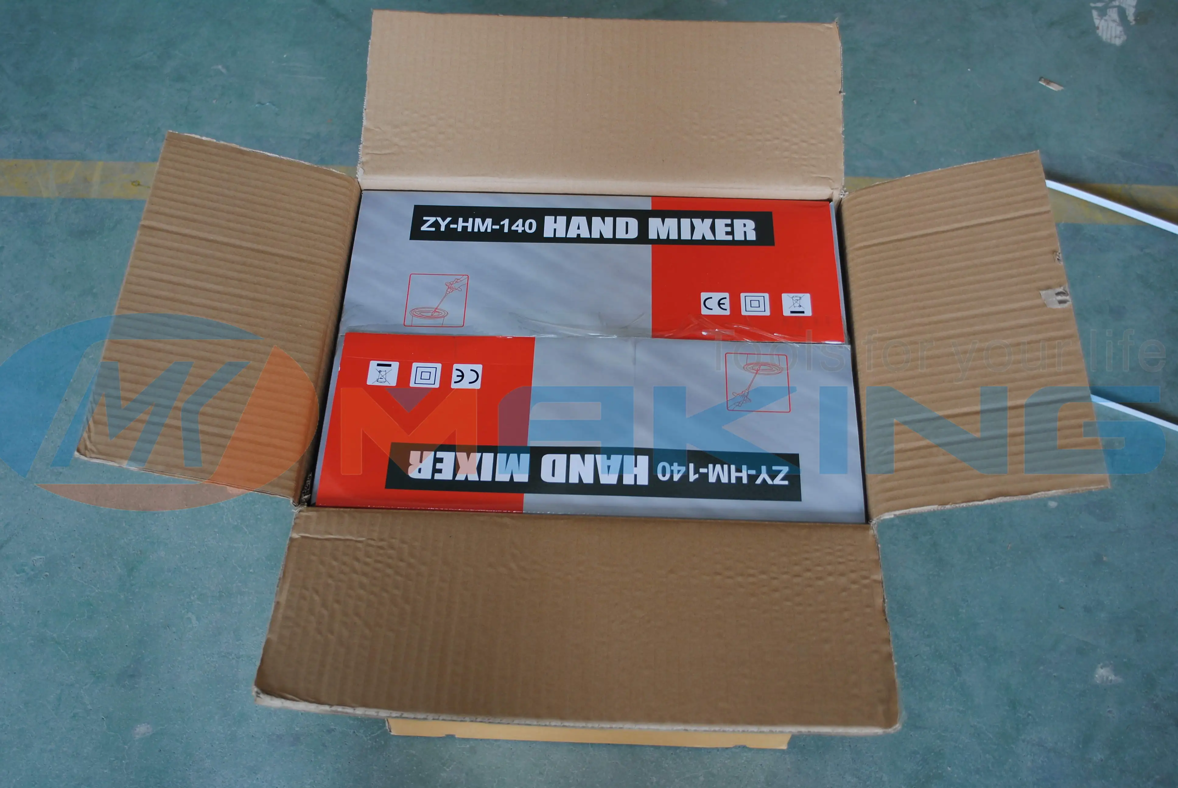 Top 5 of Construction Tool HM-140 Electric Plaster Cement Adhesive Render Paint Drywall Mortar Hand Mixer BuildingTools