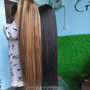 StraightVietnamese Virgin Hair 13*4 Full Frontal Wig Preplucked Transparent Lace Front Raw Human Hair Wigs