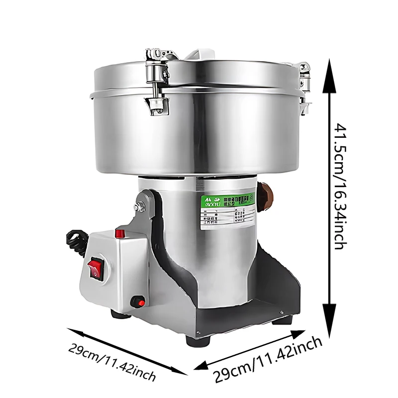 5000G Commercial Rice Corn Flour Mill Grinder Spices Pulverizer Machine