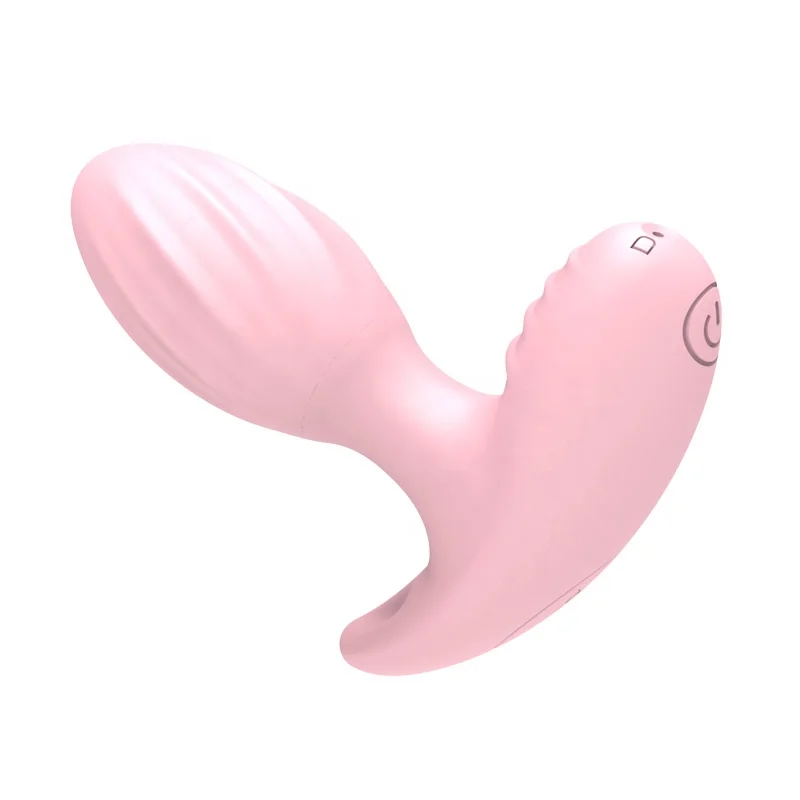 Ribbed Shape Wearable Vibrators for Women Anal Plug with Remote Control