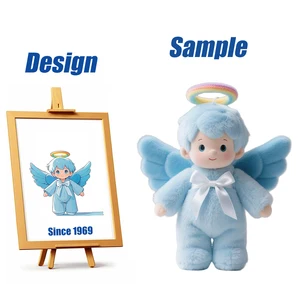 Shengye Factory Custom Cute Plush Toy Angel Wholesale Colorful Filled Stuffed Plush Cartoon Anime Character Soft Plush Toys