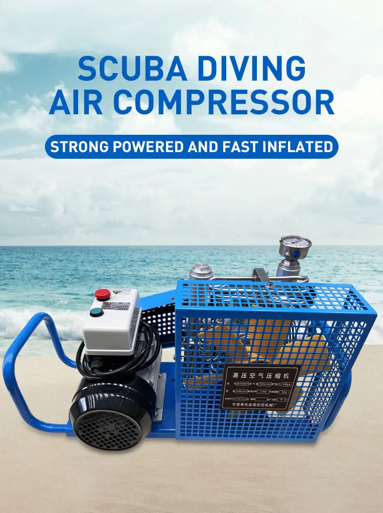 300bar Factory Price Scuba Dive Tank Air Compressor Fire Breathing