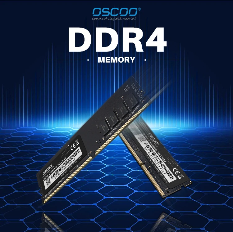 高品質OSCOO DDR4 RAM 4GB 16GB 8GB デスクトップ用DDR4 RAMメモリ