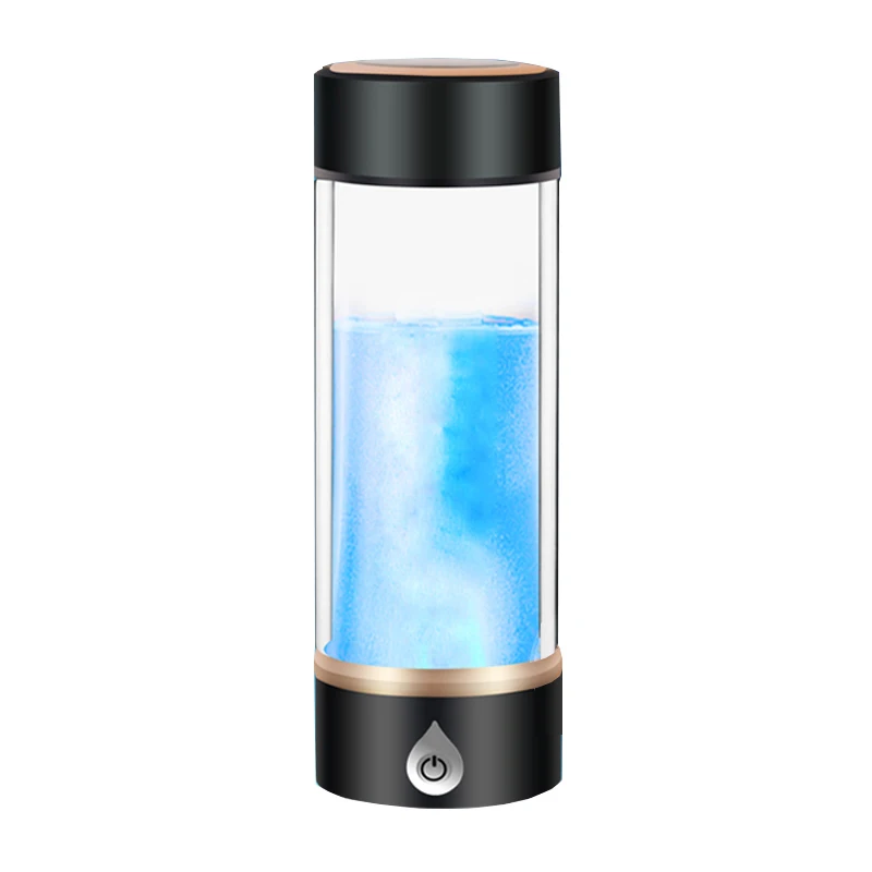 Tragbar USB Charge Wasserstoff Generator Reich Wasser Ionisator Glas Flasche KEL 