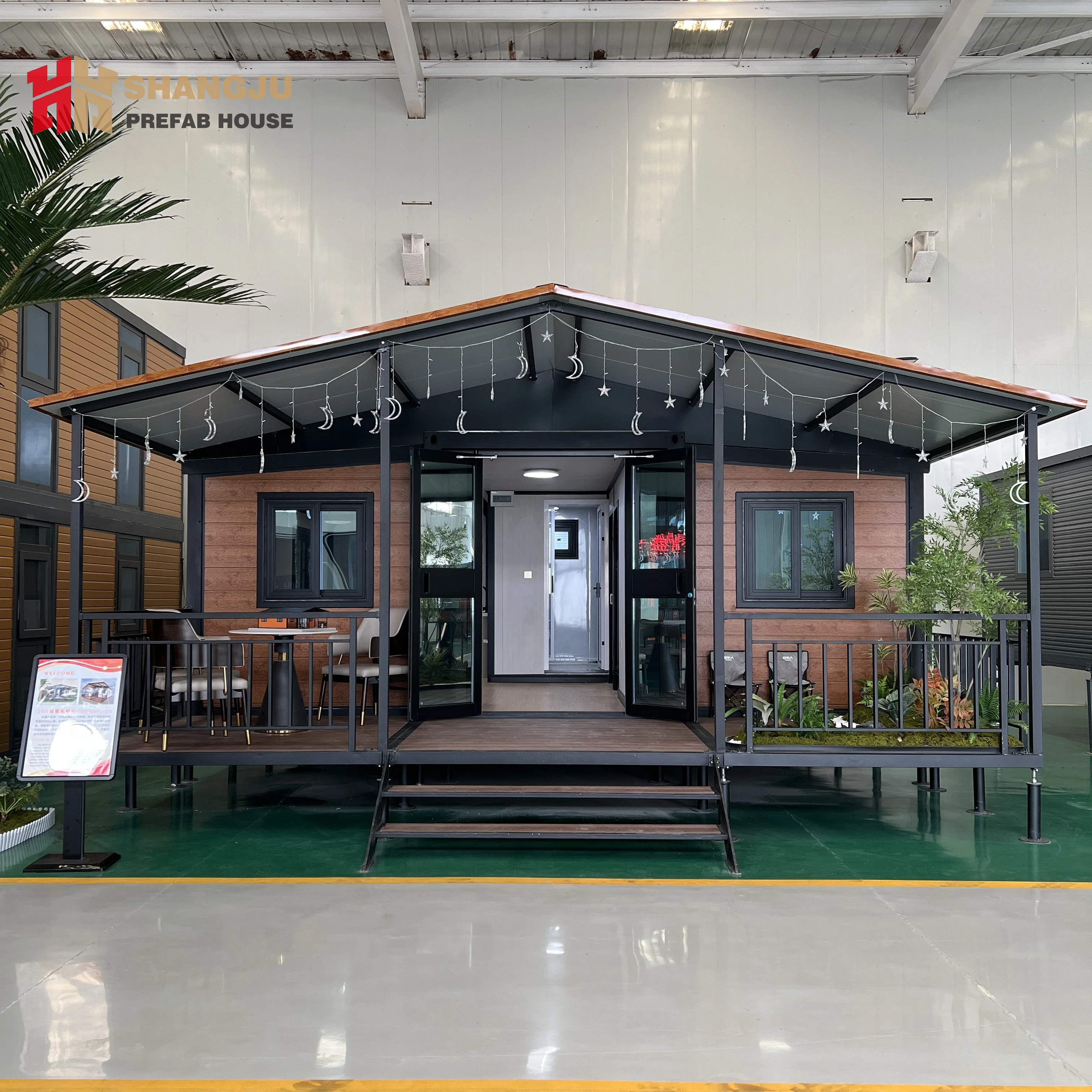 Luxury Two-Storey Modular House 300 Sqm 5 BRM Prefabricated Modern Home ...