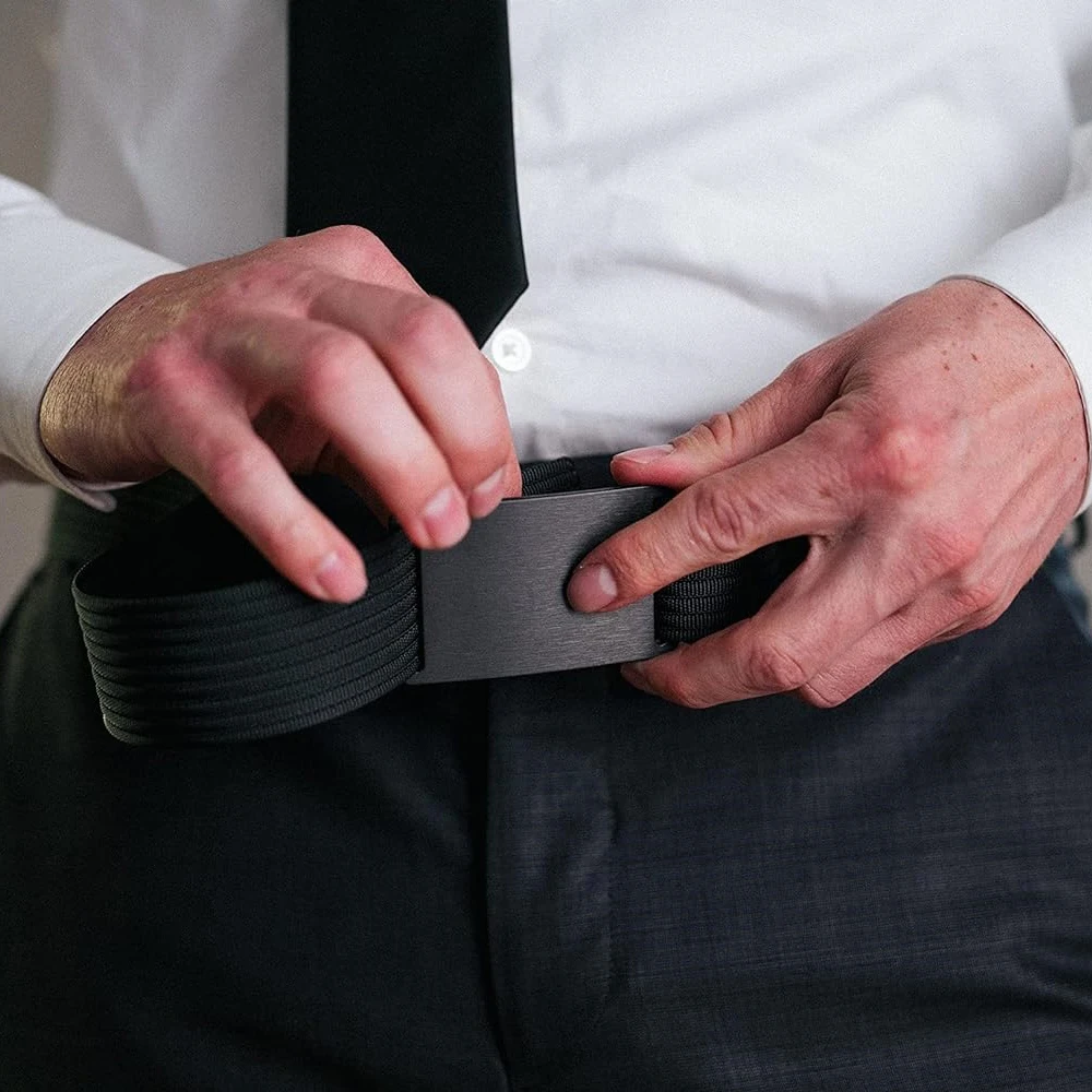 Breathable Tactical Training Men Nylon Hiking Golf Work Ratcheting Casual Belt Jeans Web Adjustable Belt