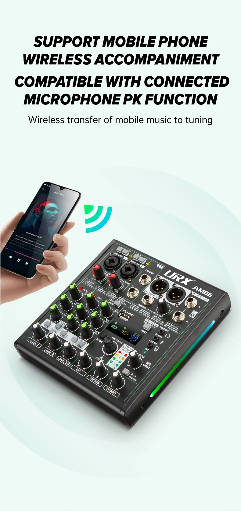 Urx 192khz/24bit Mini Portable Audio Professional Sound Card 4 6
