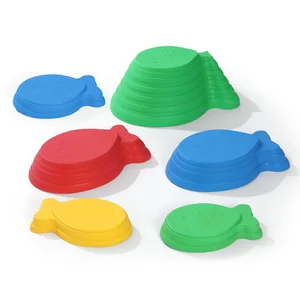 Wholesale Whale Safe rainbow Pastel Color Children Stepping Stones for Balance Training Non-toxic Material Passed ASTM Tests