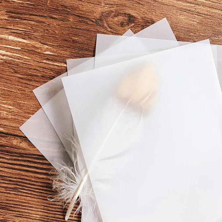 Drafting Sheets Vellum Paper Tracing Paper Transparent Translucent Printing Manufacturers 45G-95G A3 Full Wax Specialty Paper