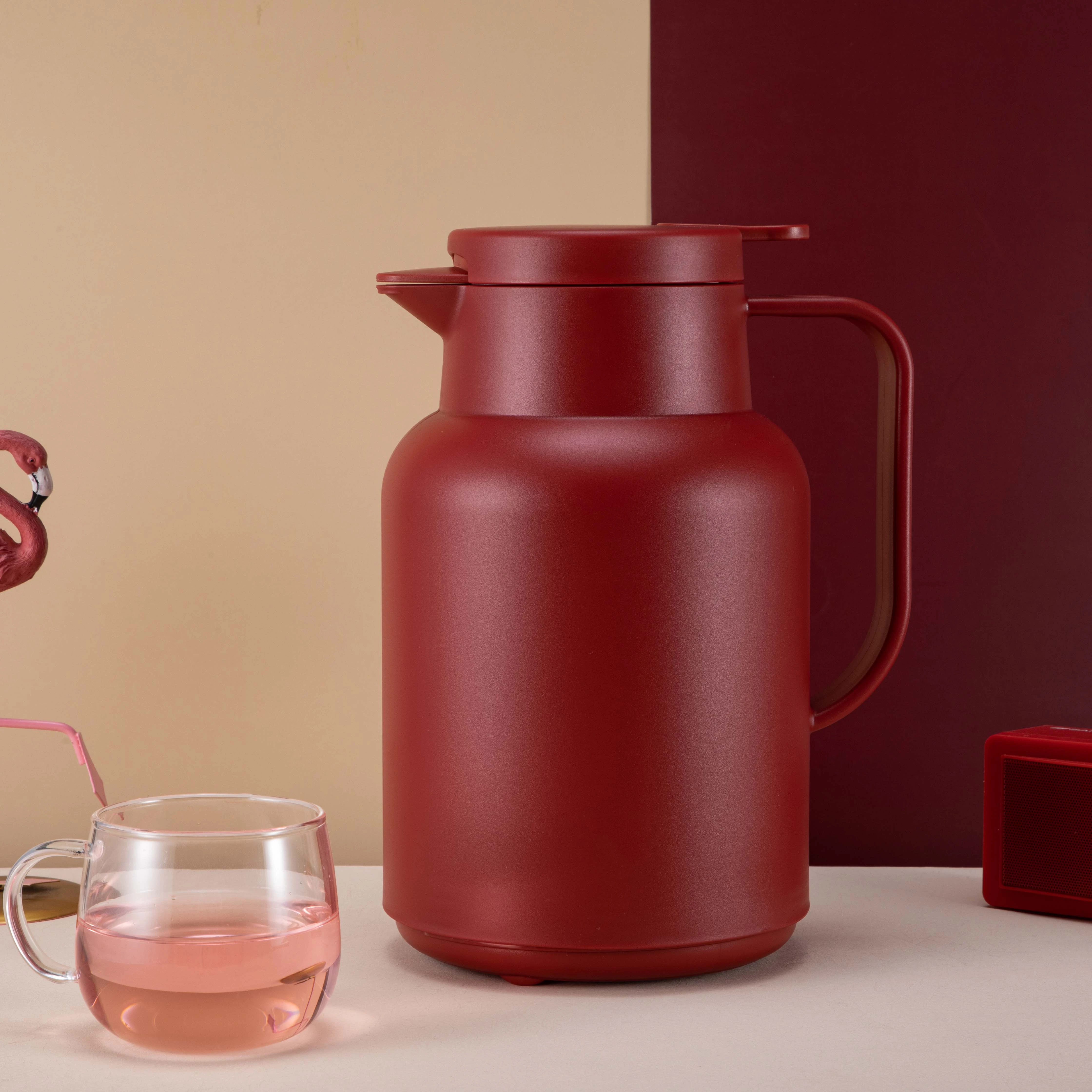 long time keep hot thermal coffee pot tea plastic vacuum flask