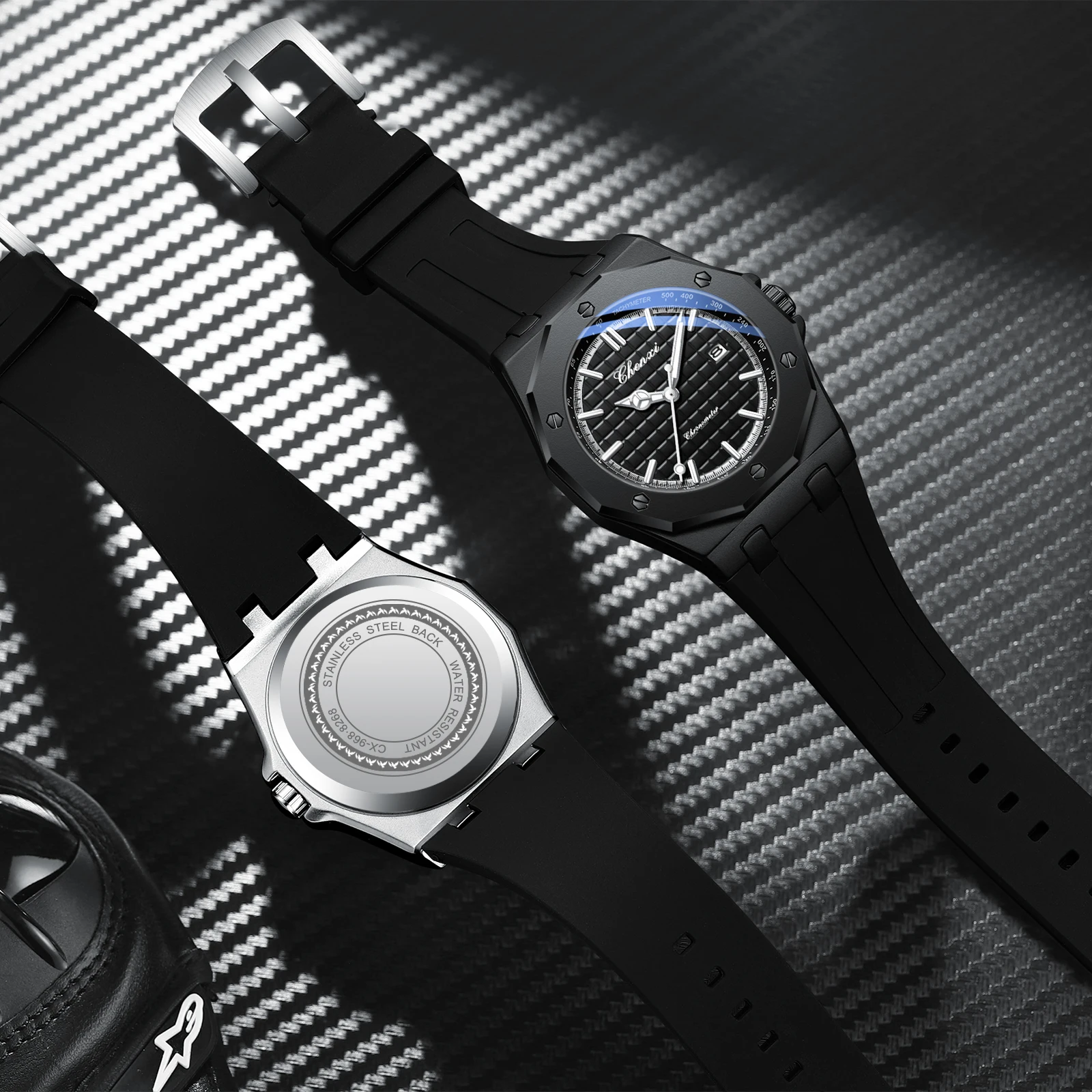   K44231 クォーツ腕時計 A2886 CHENXI 8268 Men's Watch - Luxury Rose Gold Quartz Timepiece