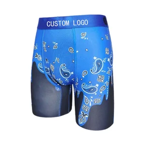 Technics Style Boxer Man Cotton Fabric Gay Underwear Customized Man Boxer Briefs