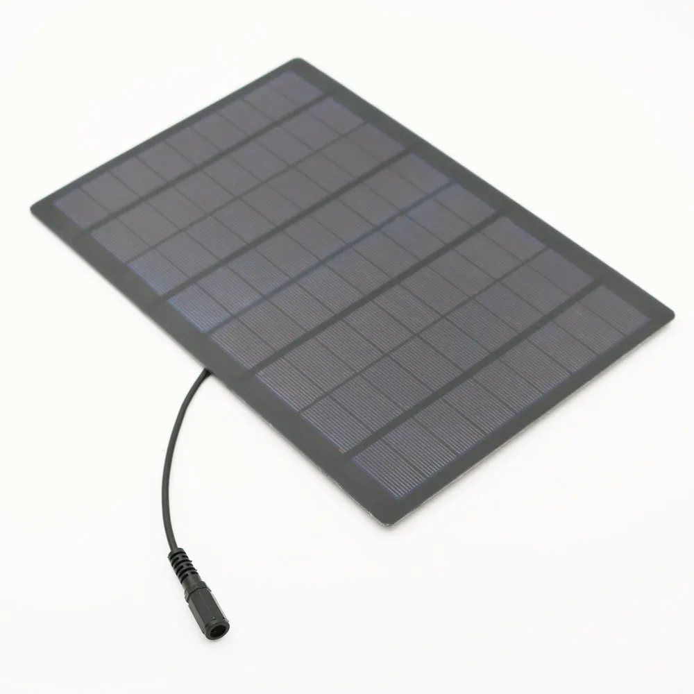 ZONADAH Kit de mini panneau solaire 2 W 5 V avec câble de 35 cm pince