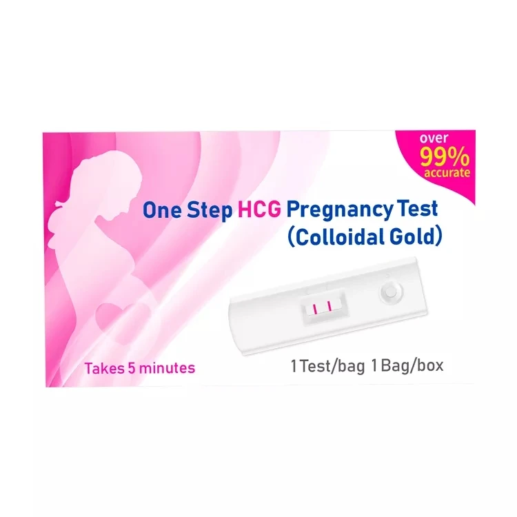 99.8 Accuracy Hcg Pregnancy Test Cassette Colloidal Gold Easy Rapid
