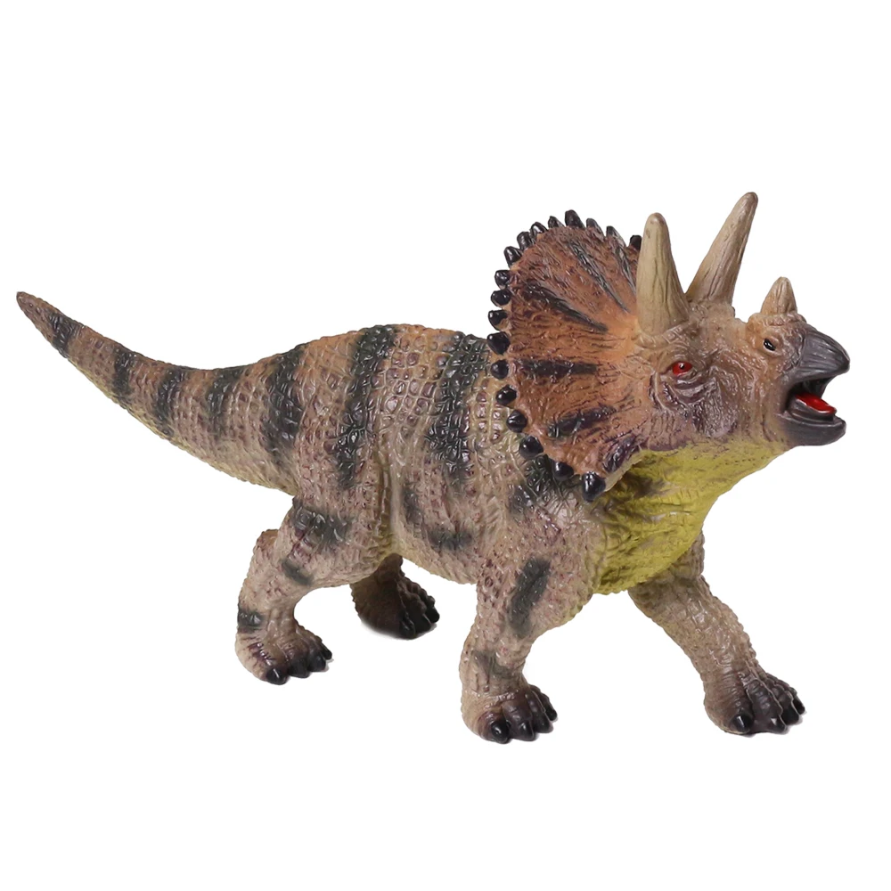 Solid Plastic Triceratops Dinosaur Figurines For Kids 2023 - Buy ...