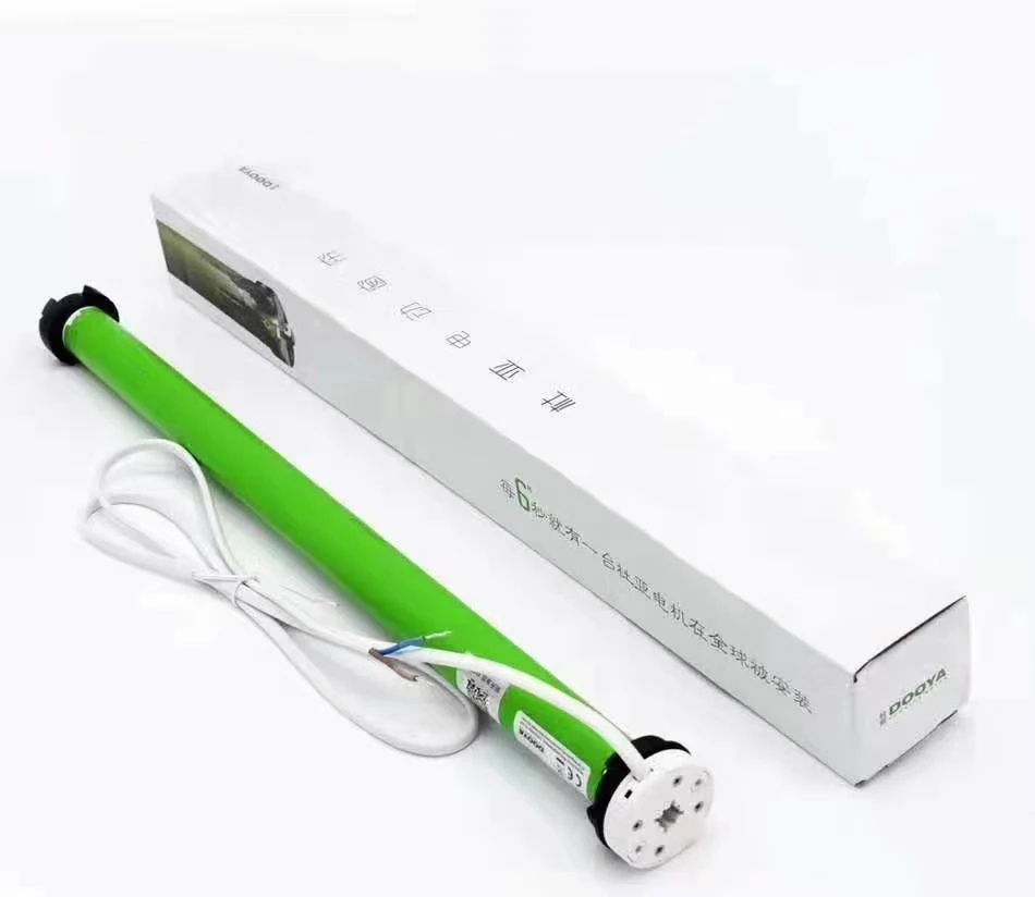 Smart Control Tuya Wifi Tubular DM25mm 50HZ 60HZ Wire Roller Blinds Motor Quite Motor Compatible with Alexa Google Home System