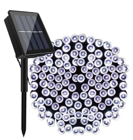 High quality solar powered operated led string lights garden decorative Christmas holiday led light
