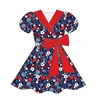Navy Floral Print