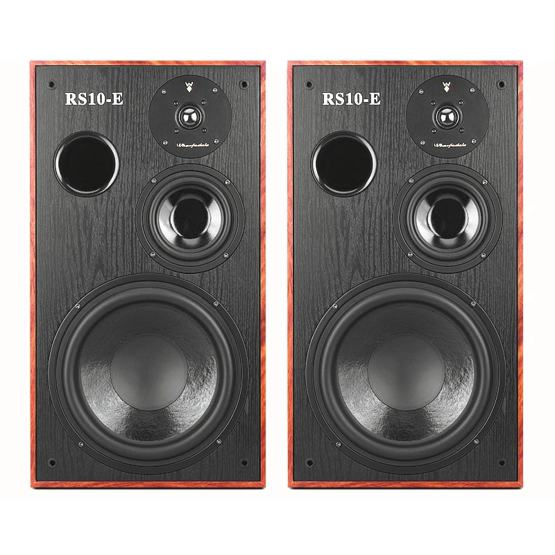 200w 10 Inch Bookshelf Speakers Passive Wooden 3 Way Fever Hifi Home ...