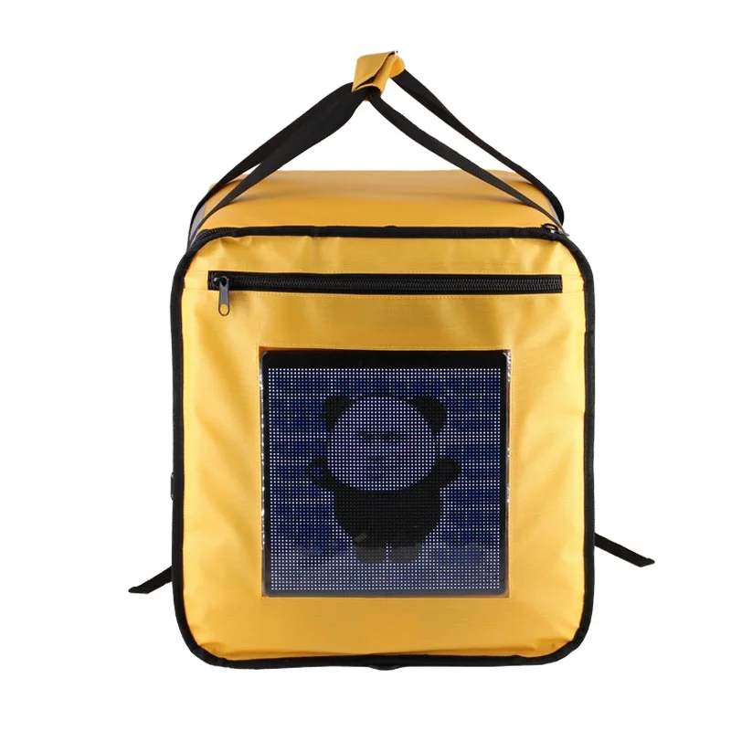 Wholesale Reusable Food Delivery Bags with Motorcycle, High Quality Cooler Backpack for Take Away