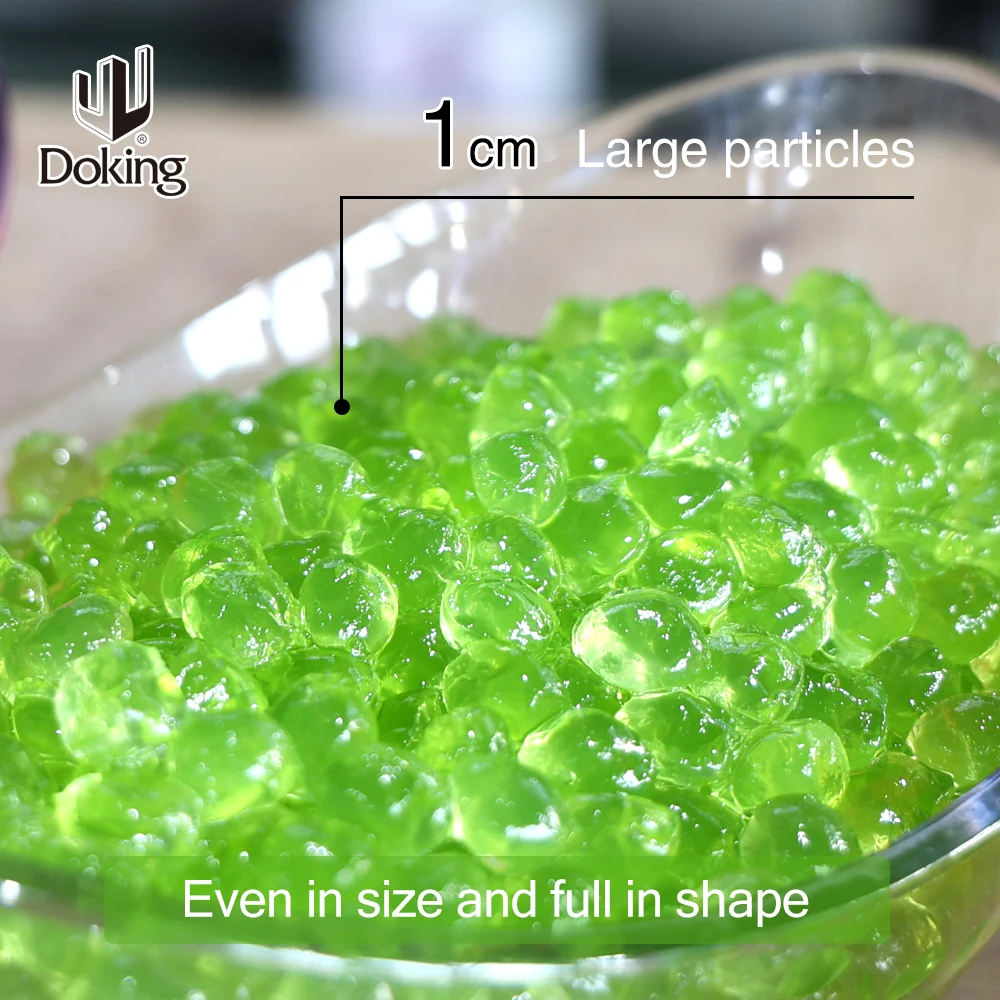 Doking Honey Aloe Konjac Jelly Ball Konjac Pearl Crystal Boba Agar Crispy  Bobo for Bubble Tea Beverage Dessert