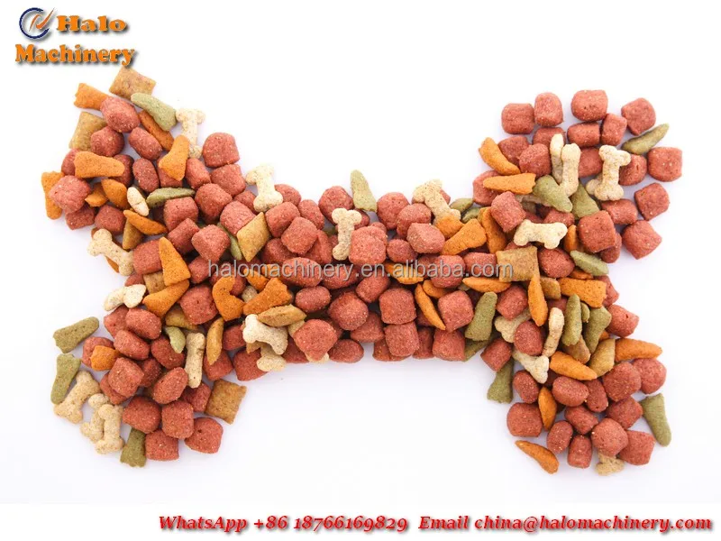 Jinan Halo Popular Extruded Machinery Automated Cat Pet Food Processing