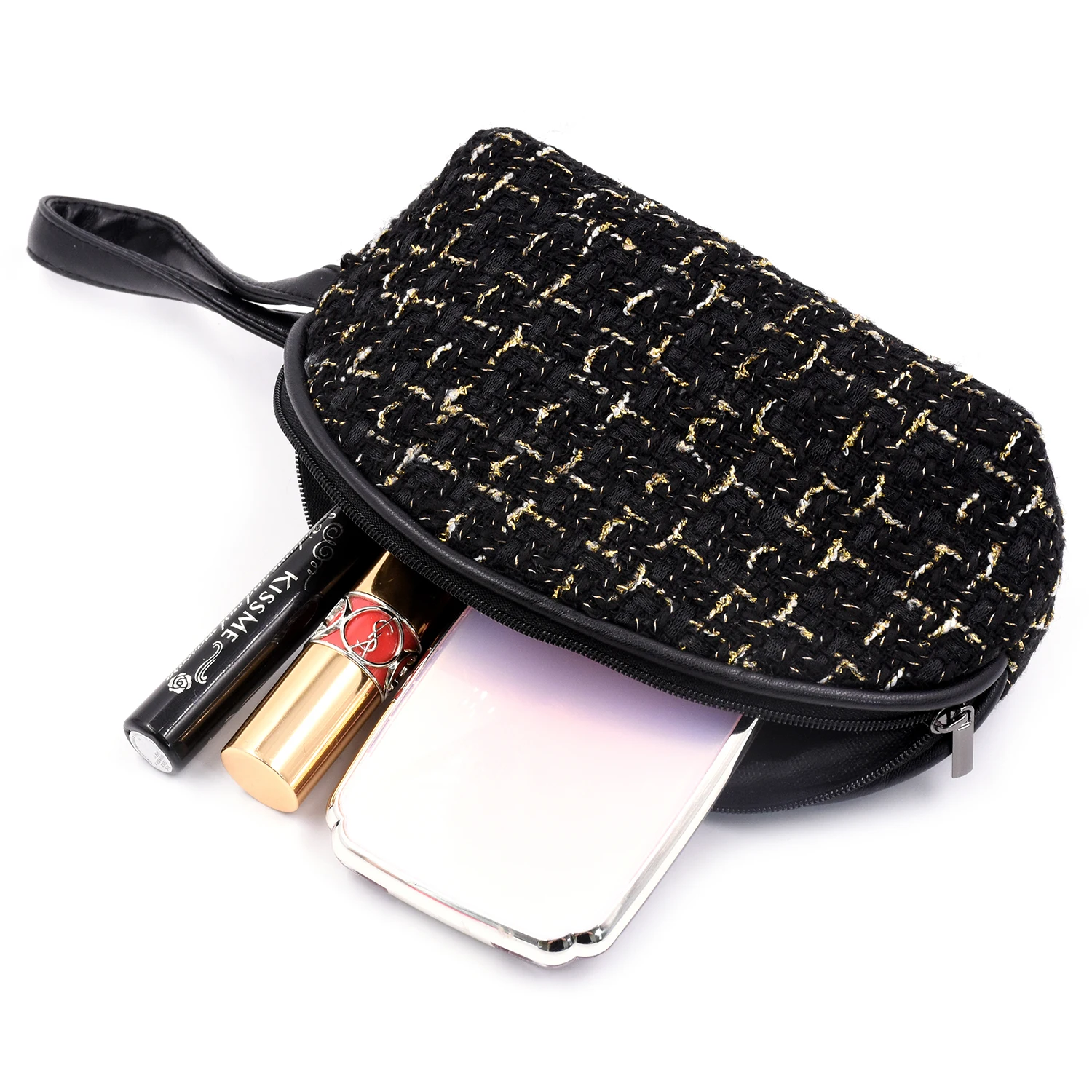 Hot Sell OEM Customizable Size Korean Version Zipper Cosmetic Bag Luxury High Quality Large Capacity Cosmetic Bags for Women
