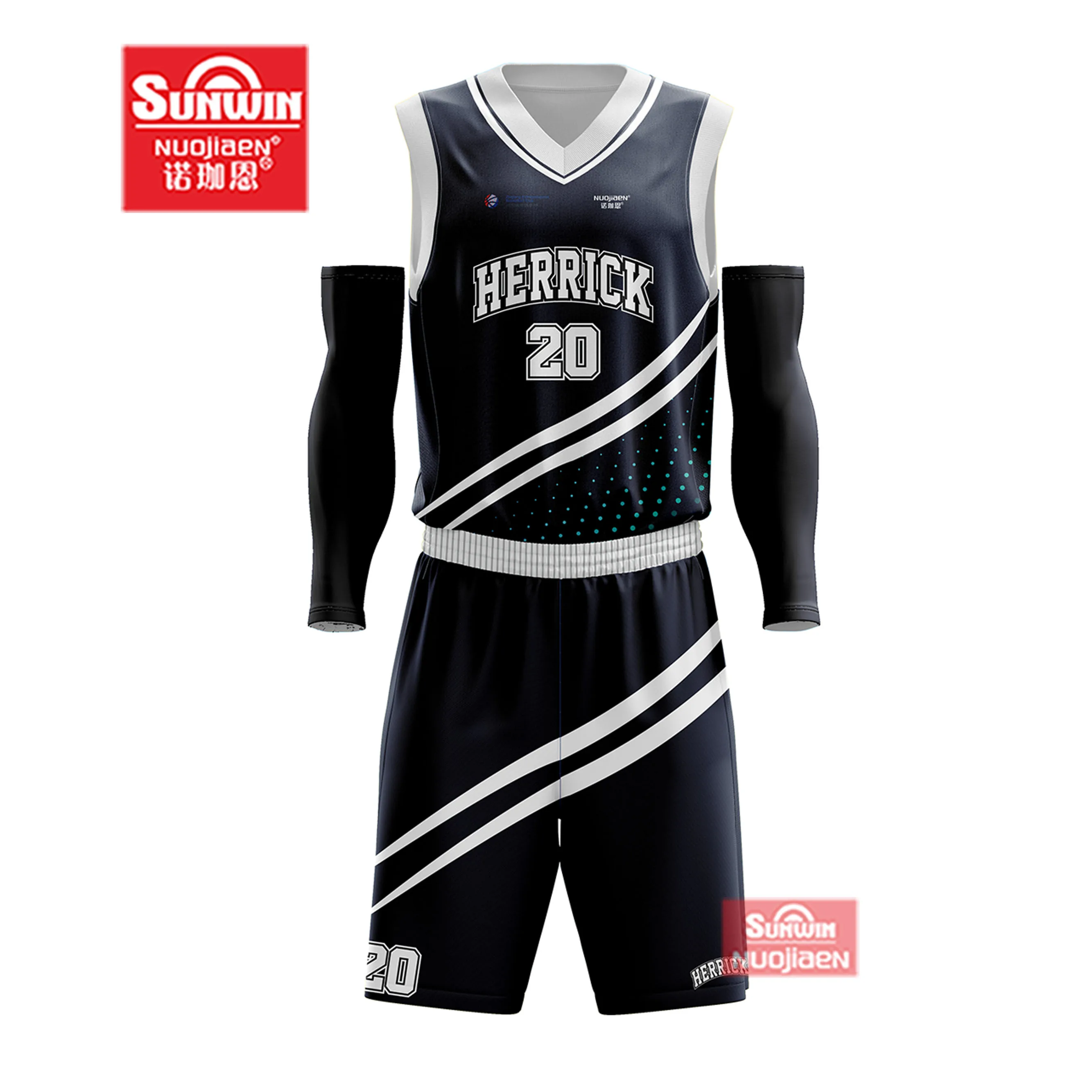 Custom Sublimation Best Basketball Uniform Embroidery Latest