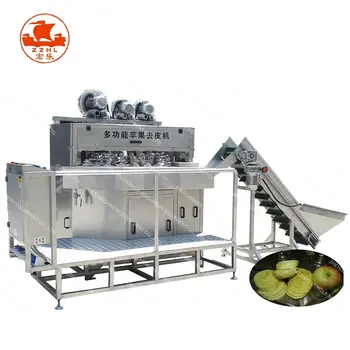 Commercial Multifunction Fruit Processing Machine Apple Peeler Pear Peeling Coring Machine